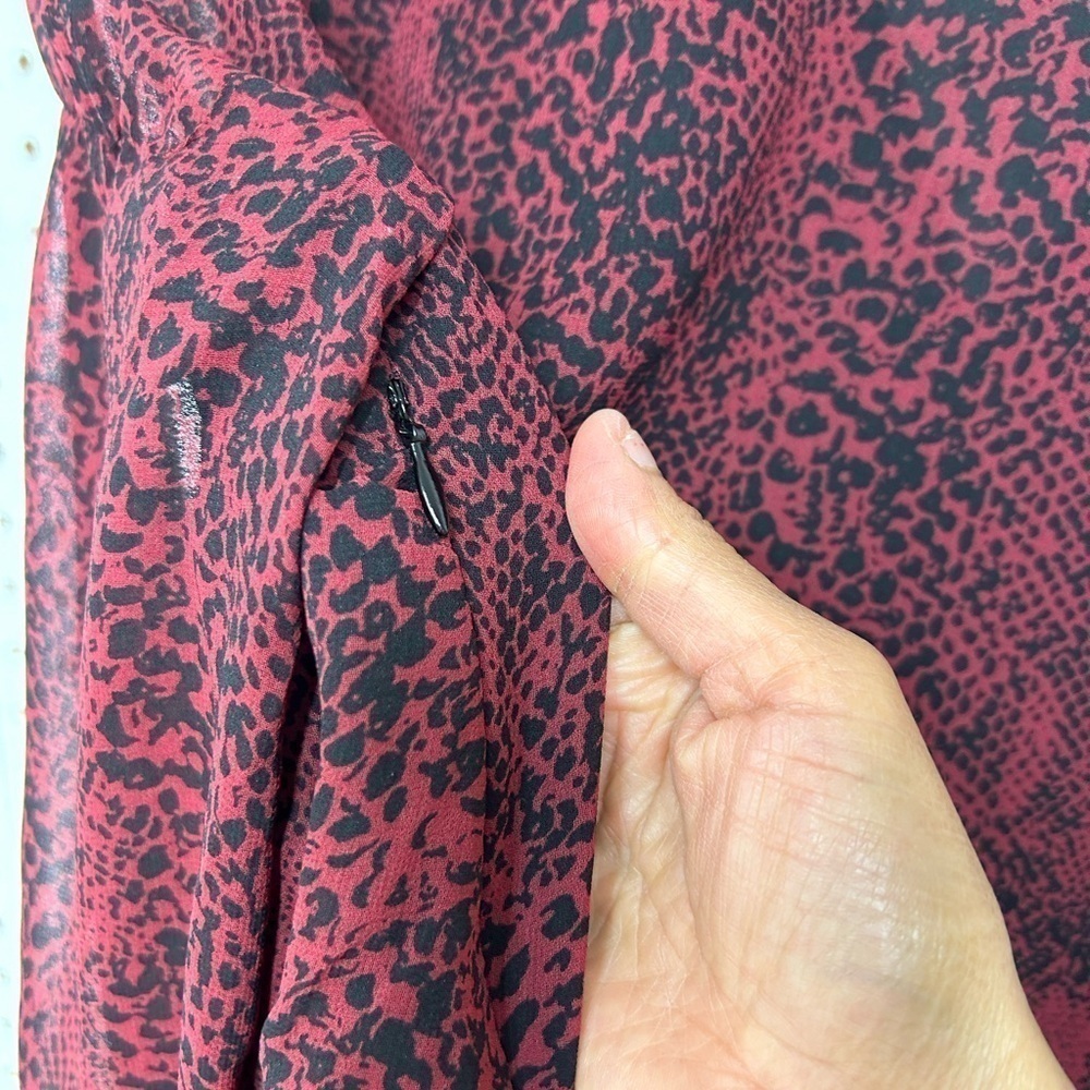 Ann Taylor Python Print Blouse - Picture 4 of 5